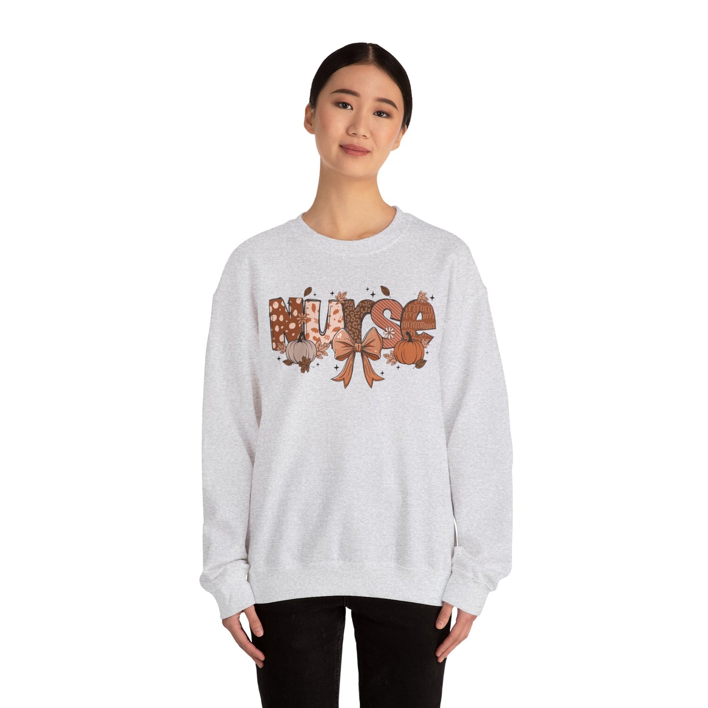 Autumn Nurse Crewneck Sweatshirt