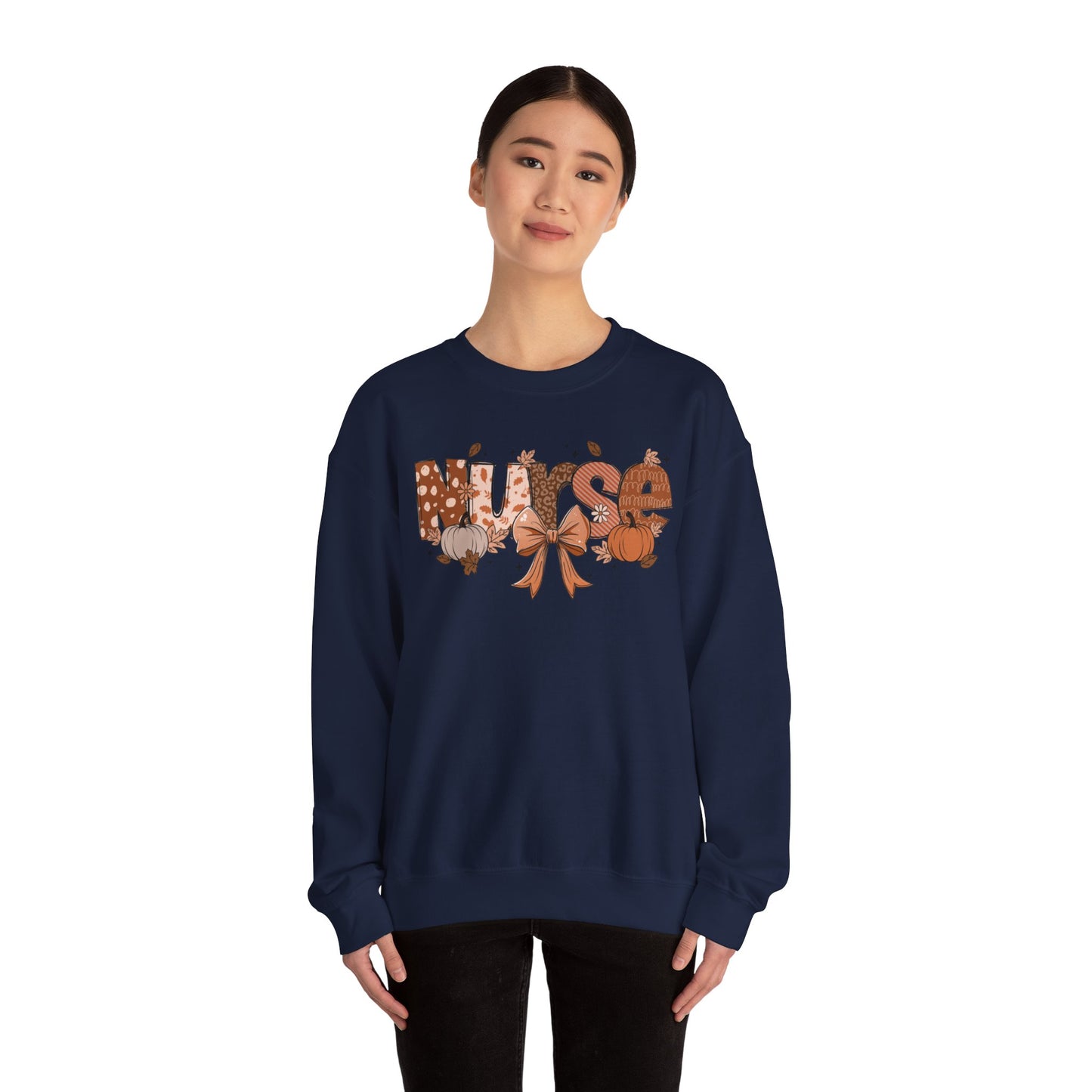 Autumn Nurse Crewneck Sweatshirt