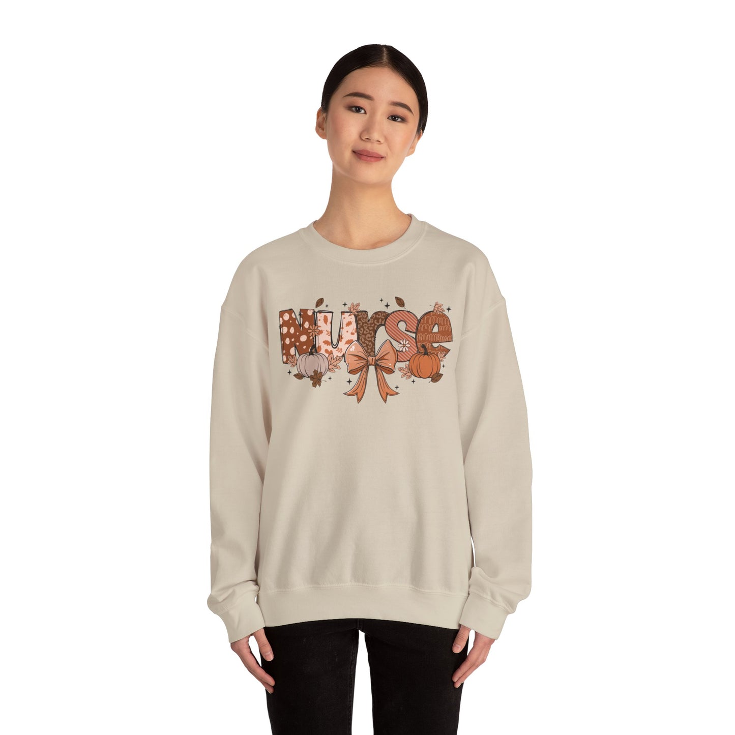 Autumn Nurse Crewneck Sweatshirt